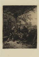 TvB G 4467
<br/>
Boeren onder een prieel van een herberg
<br/>
<em>Unger, William (1837-1932)</em>